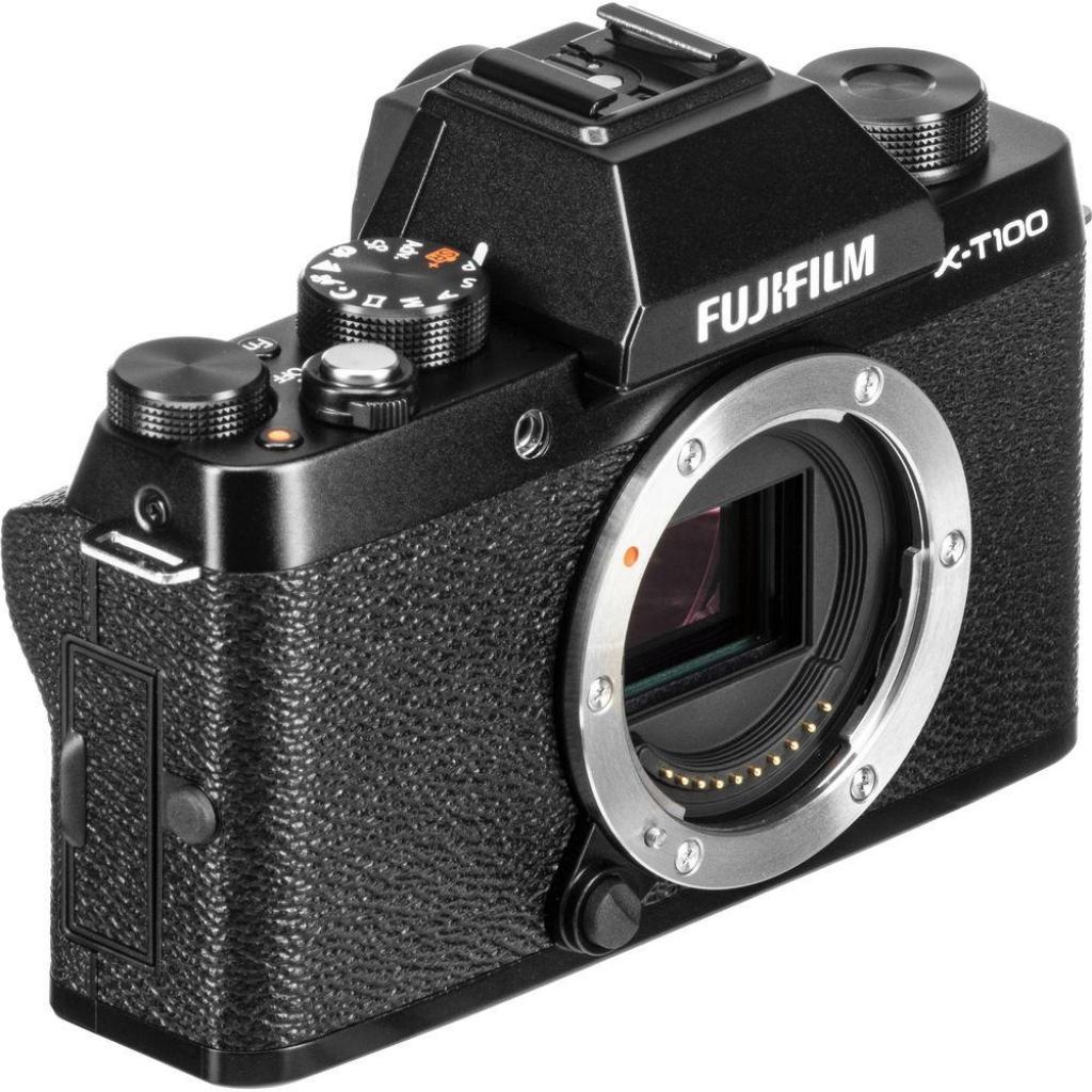 Цифровий фотоапарат Fujifilm X-T100 body Black (16582268) зображення 11