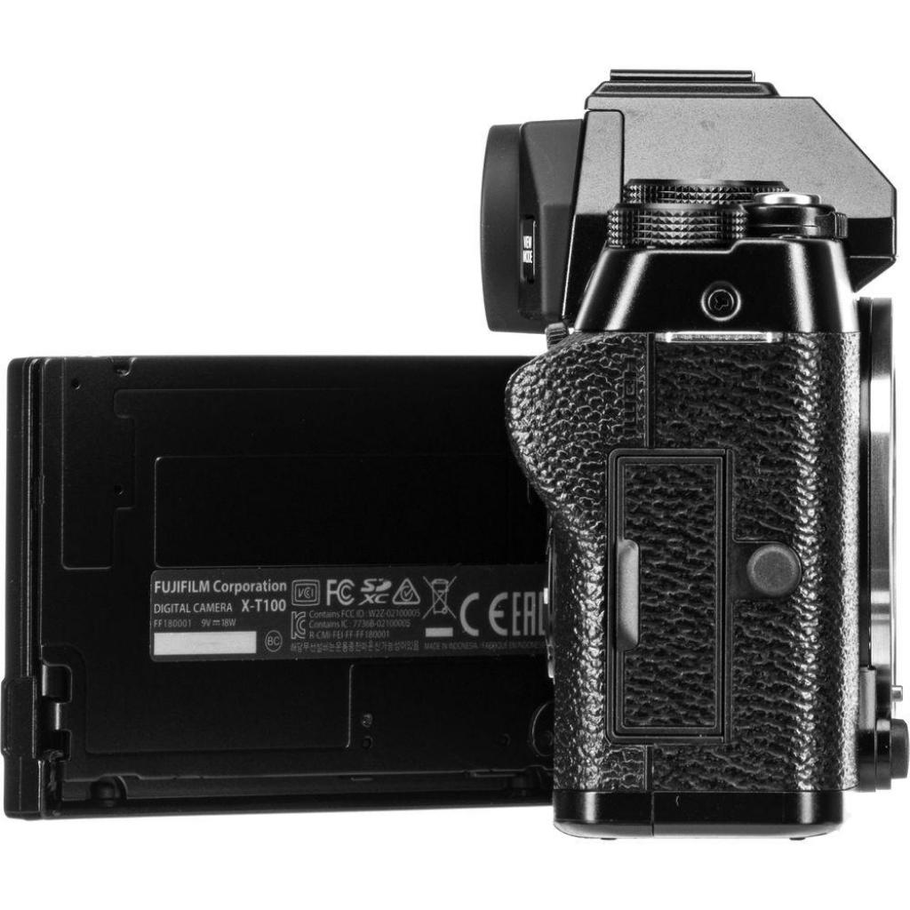 Цифровий фотоапарат Fujifilm X-T100 body Black (16582268) зображення 6