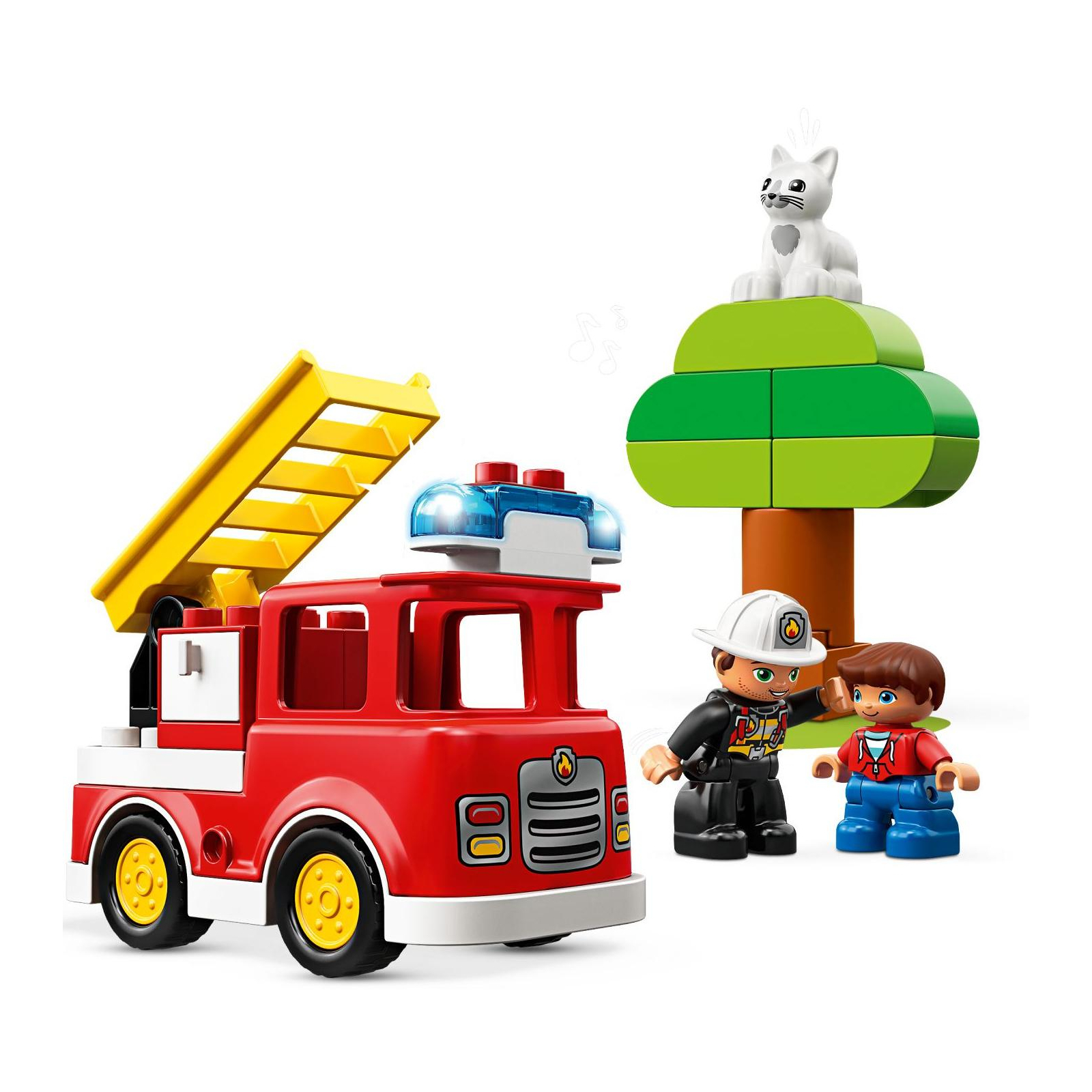 Конструктор LEGO DUPLO Пожарная машина 21 деталь (10901) изображение 3