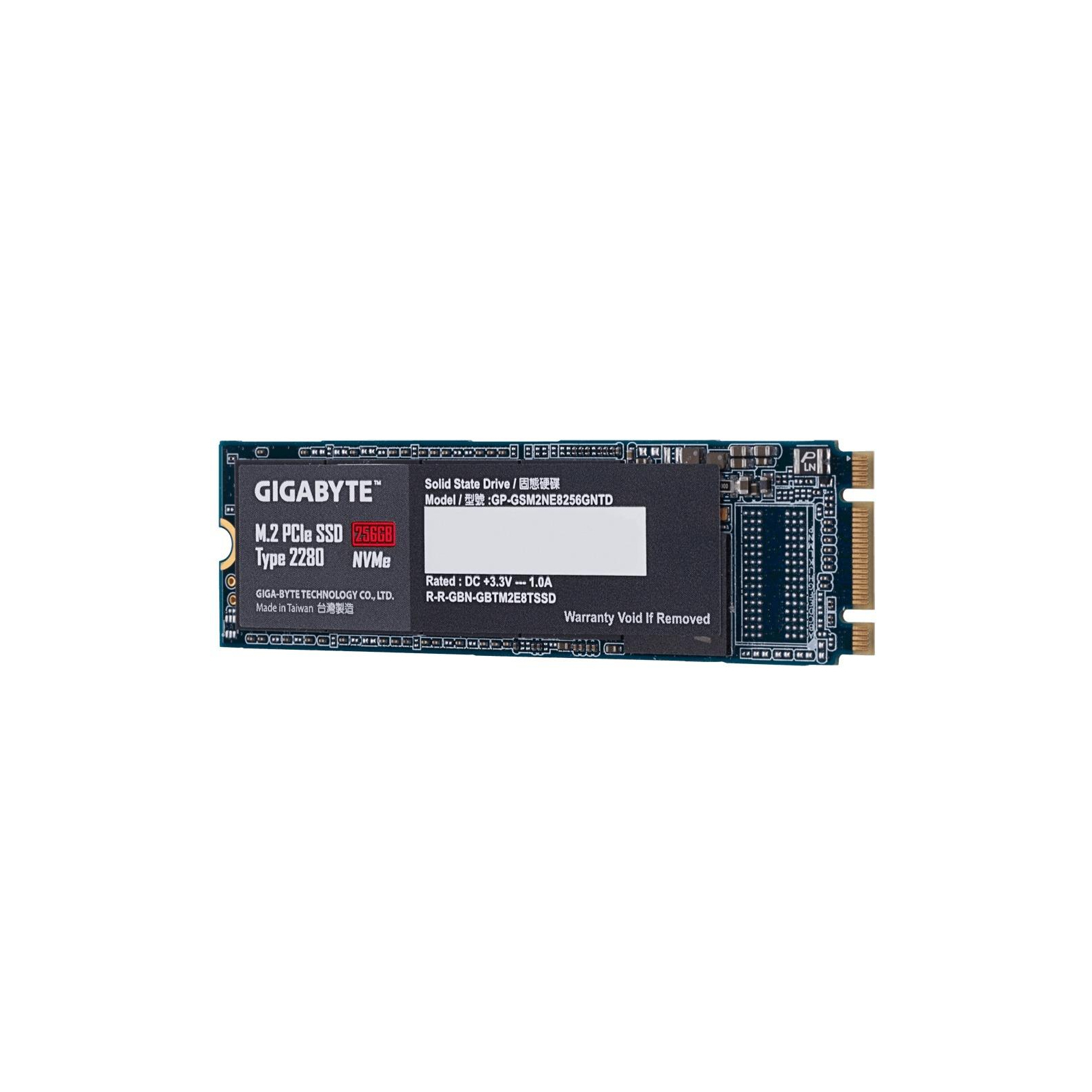 Накопичувач SSD M.2 2280 256GB GIGABYTE (GP-GSM2NE8256GNTD) зображення 3