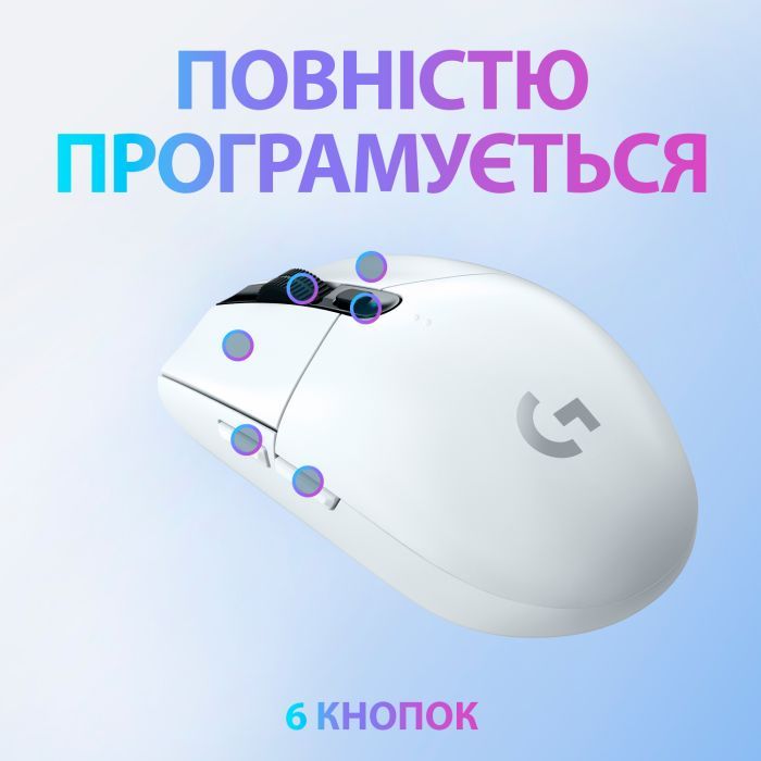 Мышка Logitech G305 Lightspeed Lilac (910-006022) изображение 6