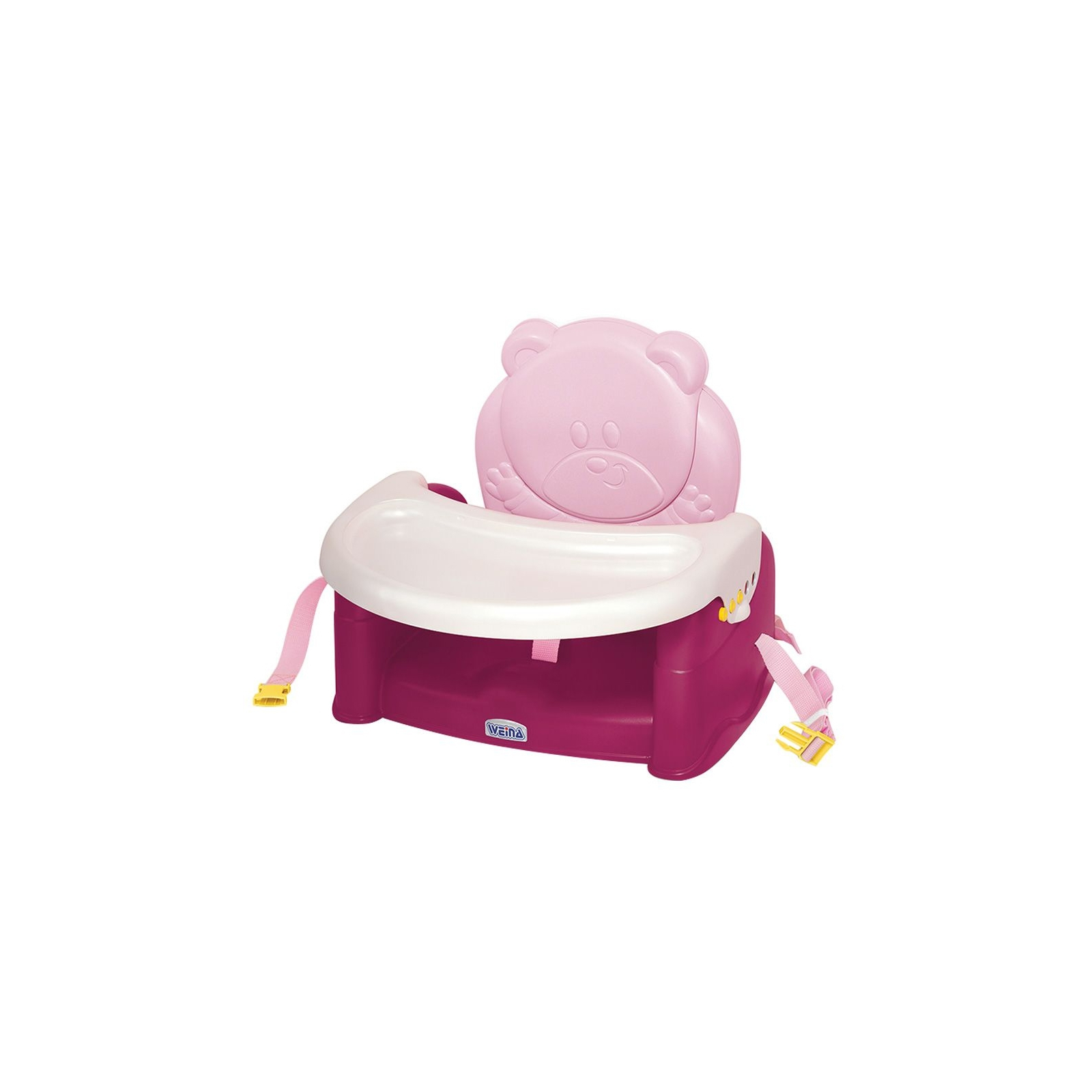 Стілець для годування Weina бустер Teddy Bear рожевий (4019.02)