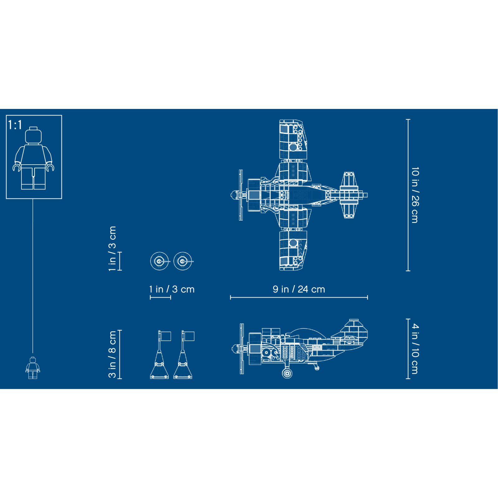 Конструктор LEGO Creator Гоночный самолёт 333 детали (31094) изображение 5