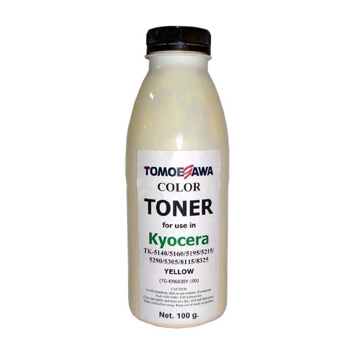 Тонер KYOCERA TK-5140/5195/5215/5305/8115 Yellow 100г Tomoegawa (TG-KM6030Y-100)