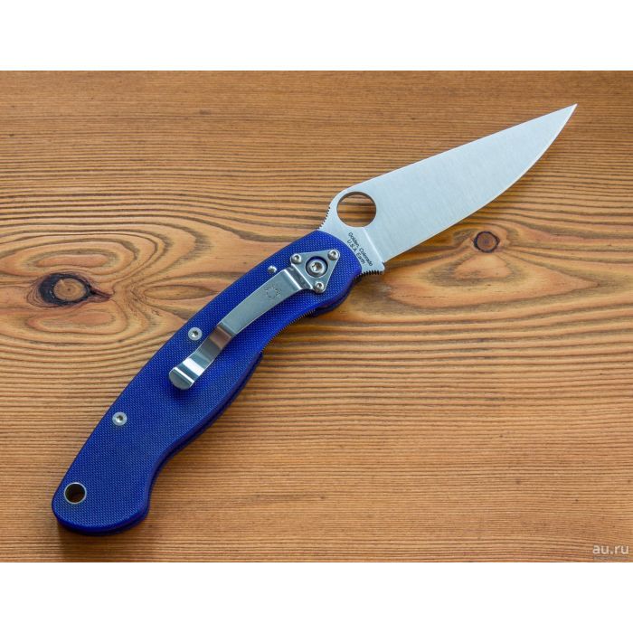 Ніж Spyderco Military, S110V, синий (C36GPDBL) зображення 3