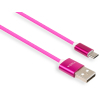 Дата кабель USB 2.0 AM to Micro 5P 1.0m rainbow nylon Vinga (VCPDCMCOLNB1RS) изображение 2