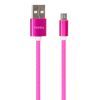 Дата кабель USB 2.0 AM to Micro 5P 1.0m rainbow nylon Vinga (VCPDCMCOLNB1RS) изображение 3