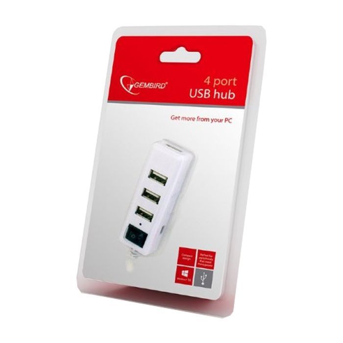 Концентратор 4 port USB 2.0 Gembird (UHB-U2P4-21) зображення 3