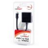 Переходник Type-C to VGA Cablexpert (AB-CM-VGAF-01) изображение 2