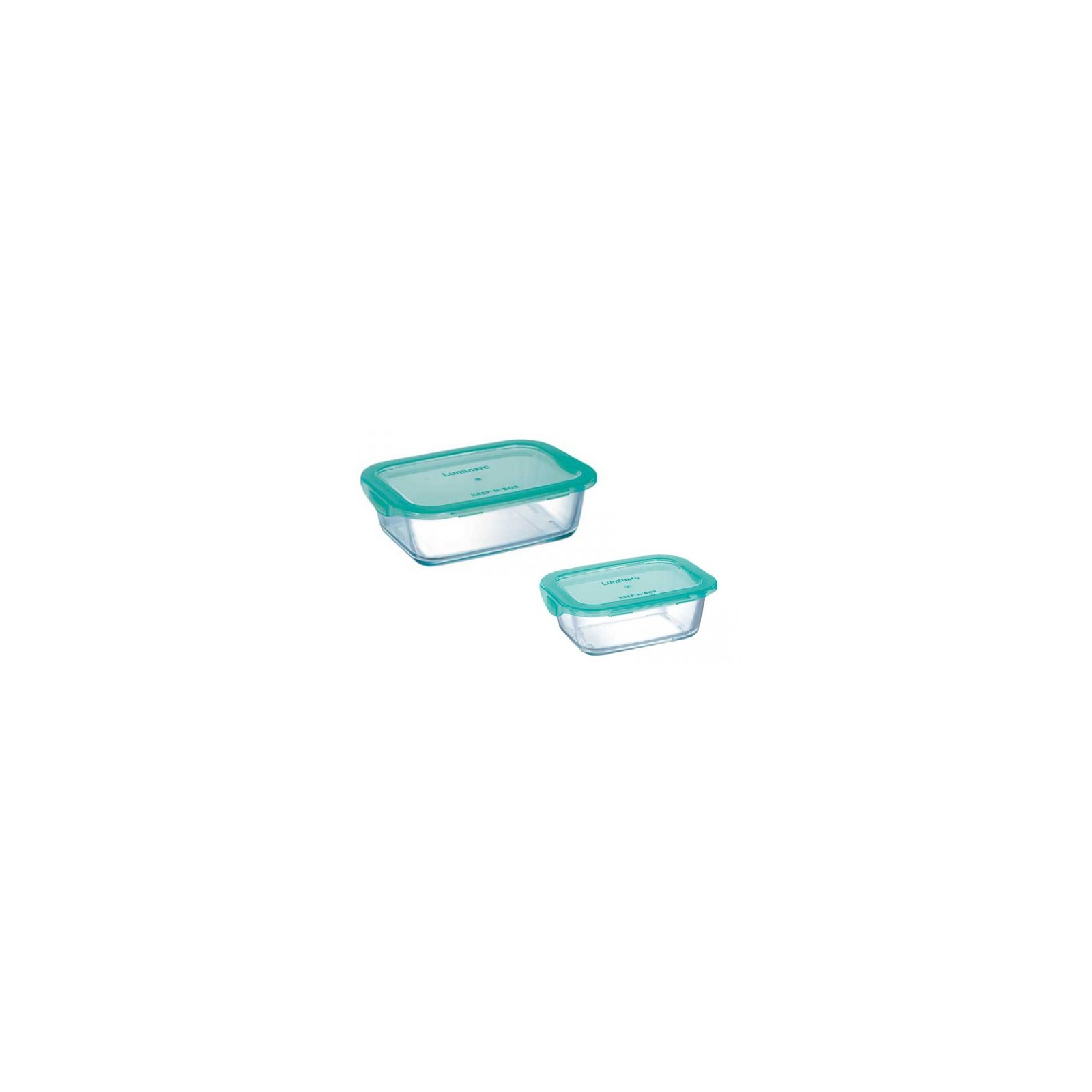 Харчовий контейнер Luminarc Keep'n Box Lagoon набор 2шт прямоуг. 380мл/820мл (P7643)