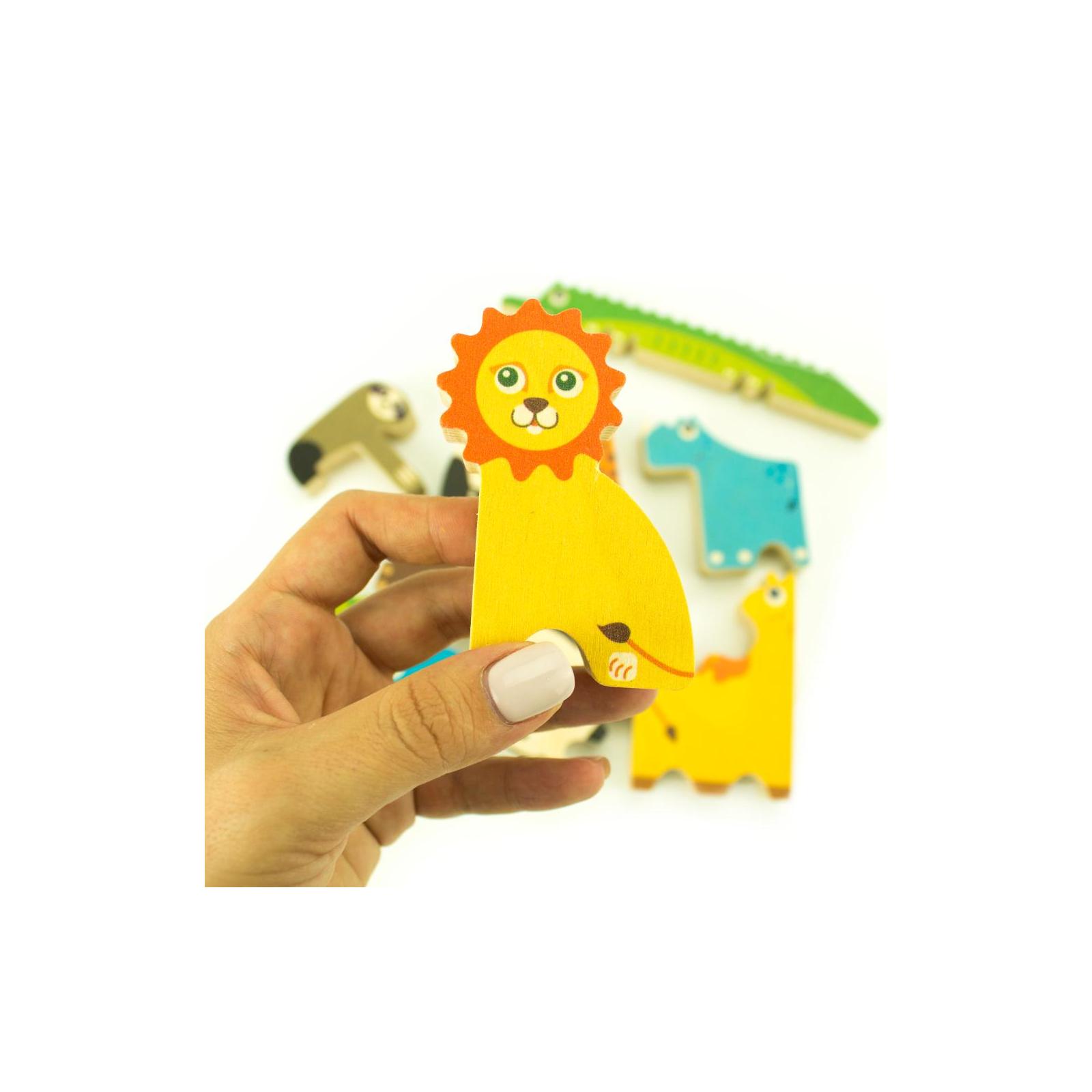 Розвиваюча іграшка Quokka Балансир Дикі звірі (QUOKA003BT) зображення 7