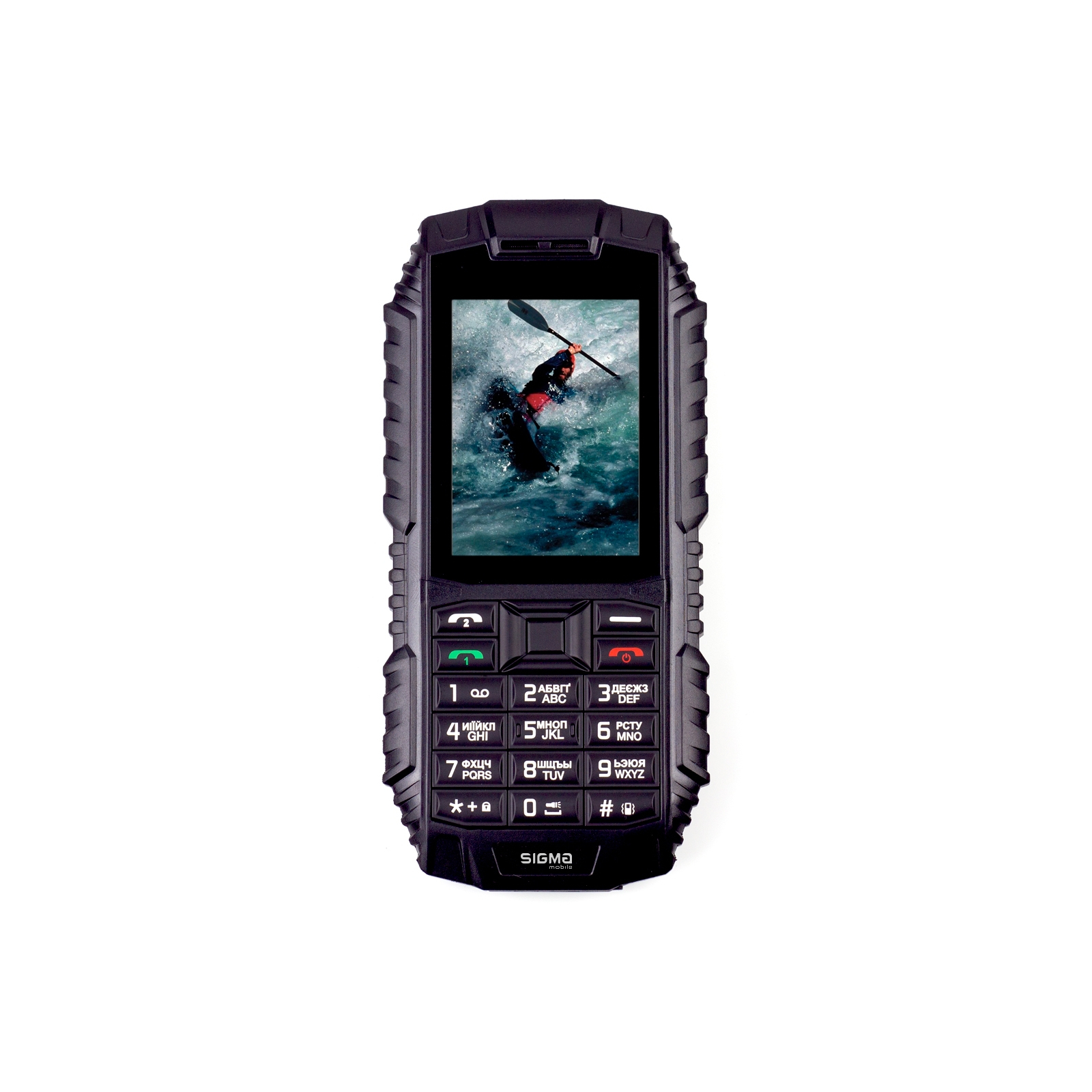 Мобільний телефон Sigma X-treme DT68 Black Red (4827798337721)