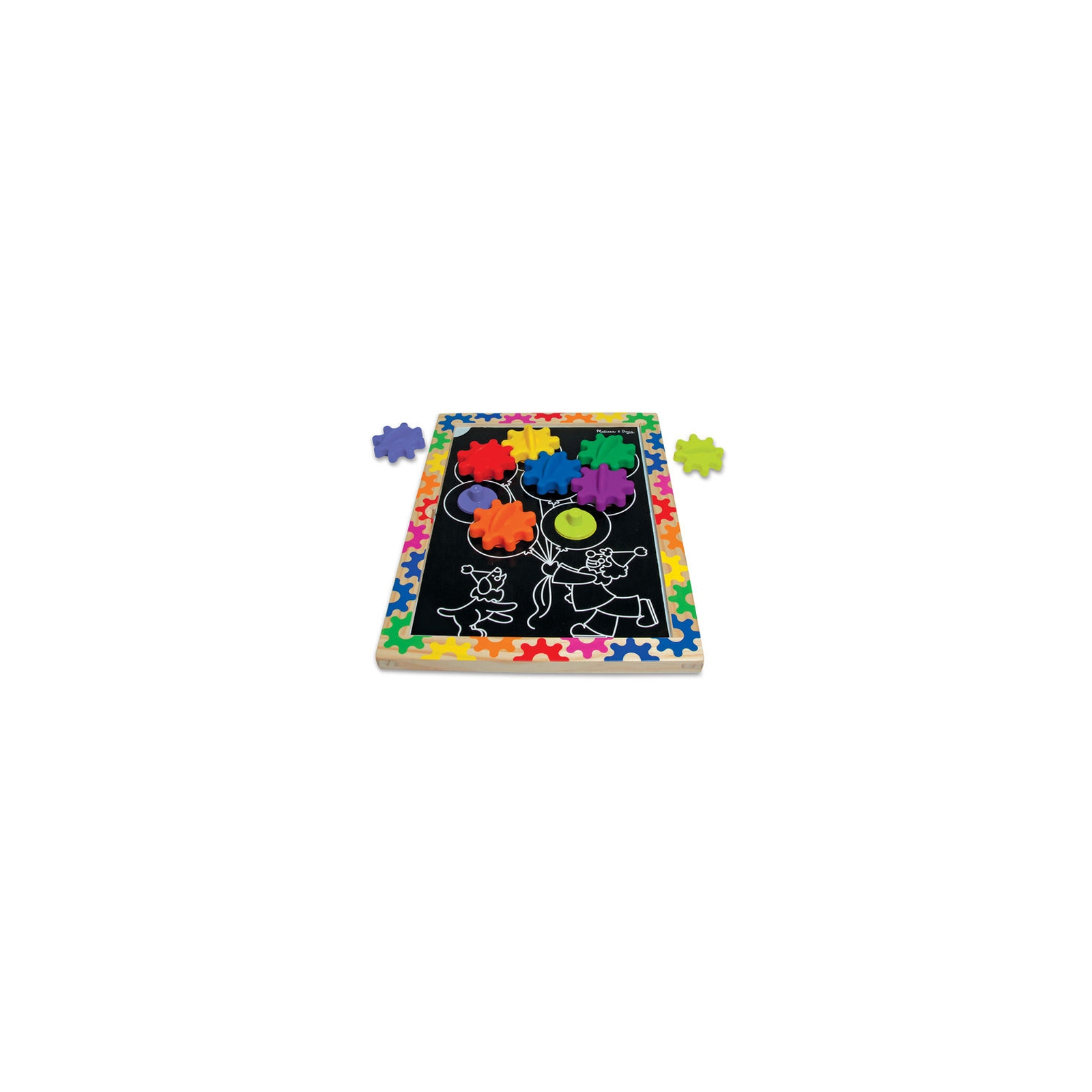 Развивающая игрушка Melissa&Doug МЕГА-набор магнитных шестеренок (MD13745) изображение 4