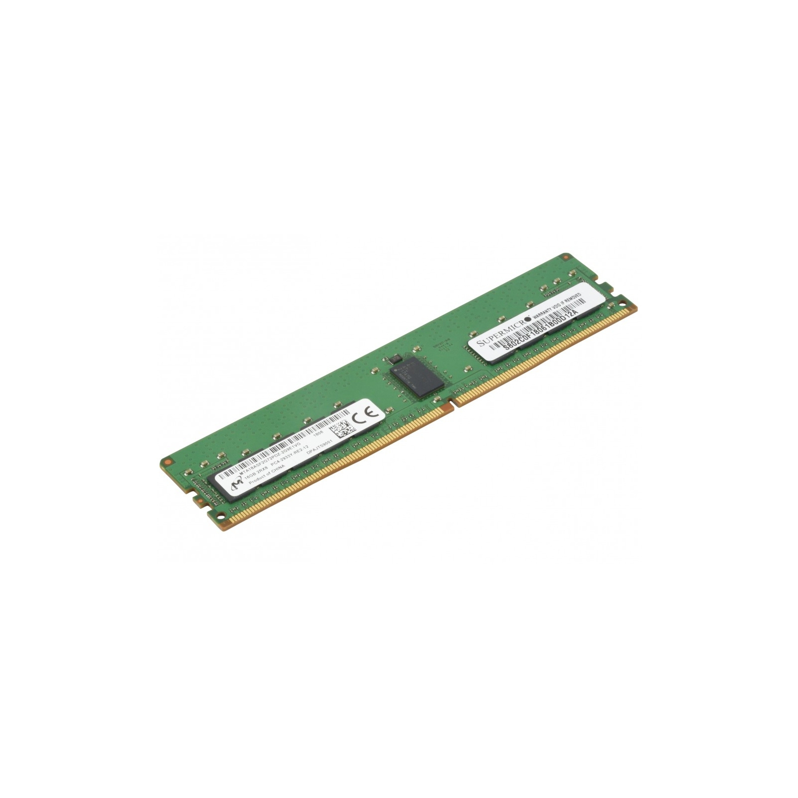 Модуль памяти для сервера DDR4 16GB ECC RDIMM 2933MHz 2Rx4 1.2V CL21 Supermicro (MEM-DR416L-CL01-ER29/MTA18ASF2G72PDZ-2G9E1)