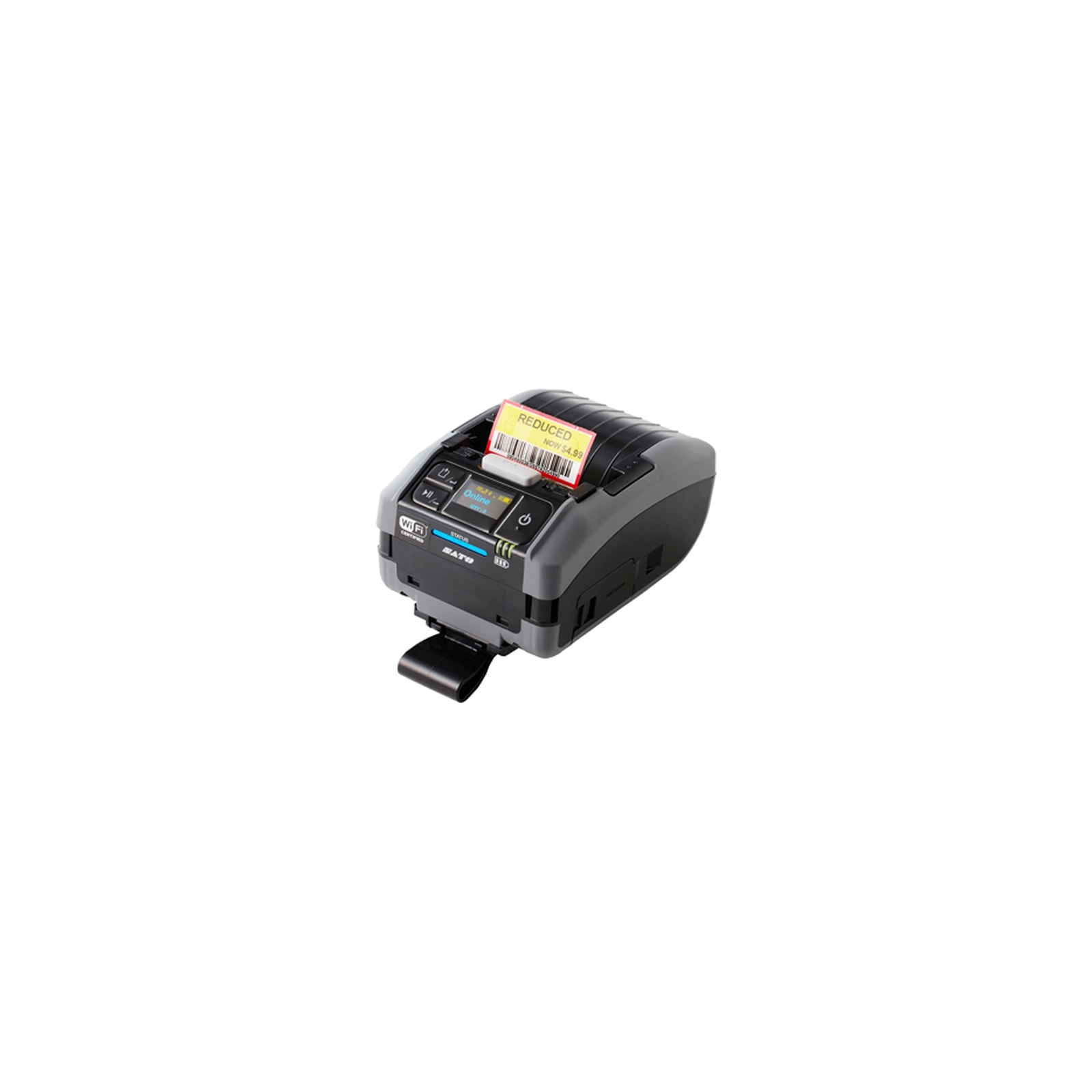 Принтер етикеток Sato PW208NX портативний, USB, Bluetooth, WLAN, Dispenser (WWPW2308G) зображення 3