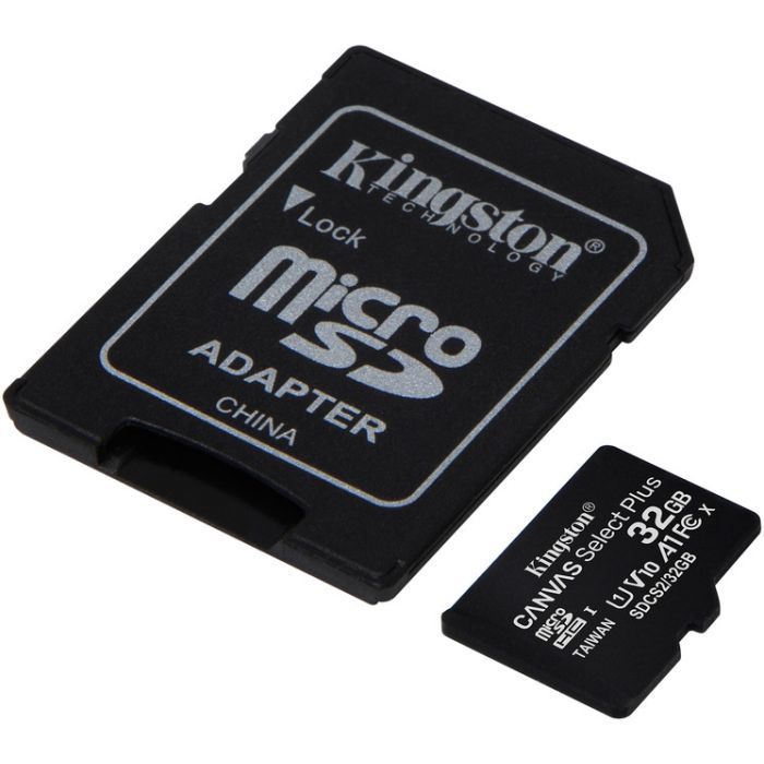 Карта памяти Kingston 2x32GB microSD class 10 U1 V10 A1 Canvas Select Plus (SDCS2/32GB-2P1A) изображение 2