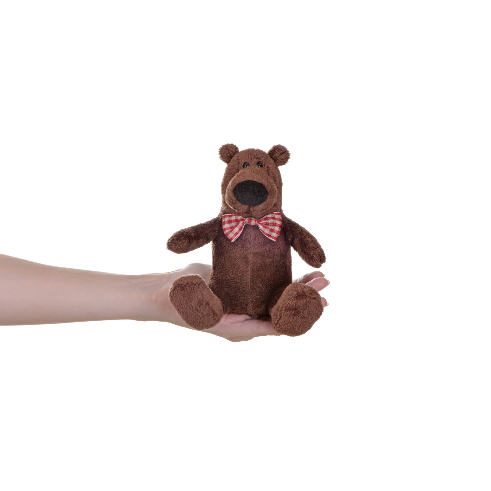 М'яка іграшка Same Toy Полярний ведмедик коричневий 13 см (THT667) зображення 3