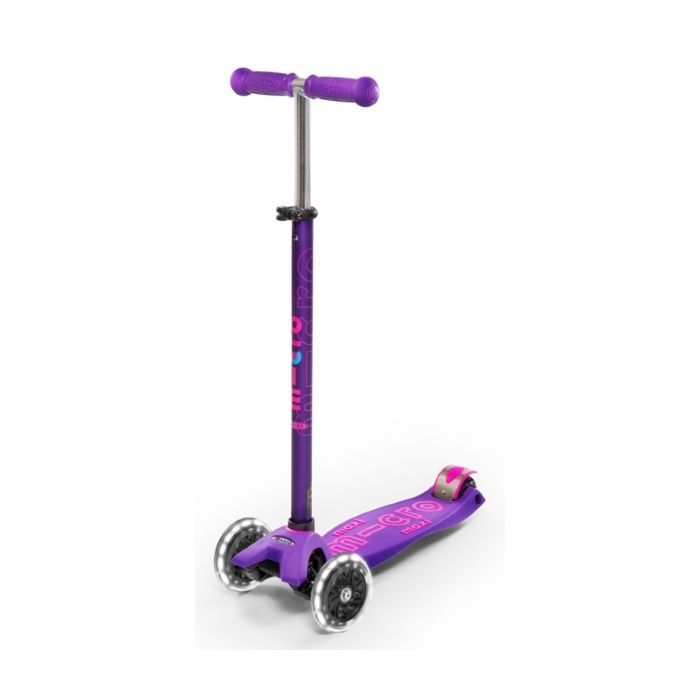 Самокат Micro Maxi Deluxe Pink LED (MMD077) изображение 2