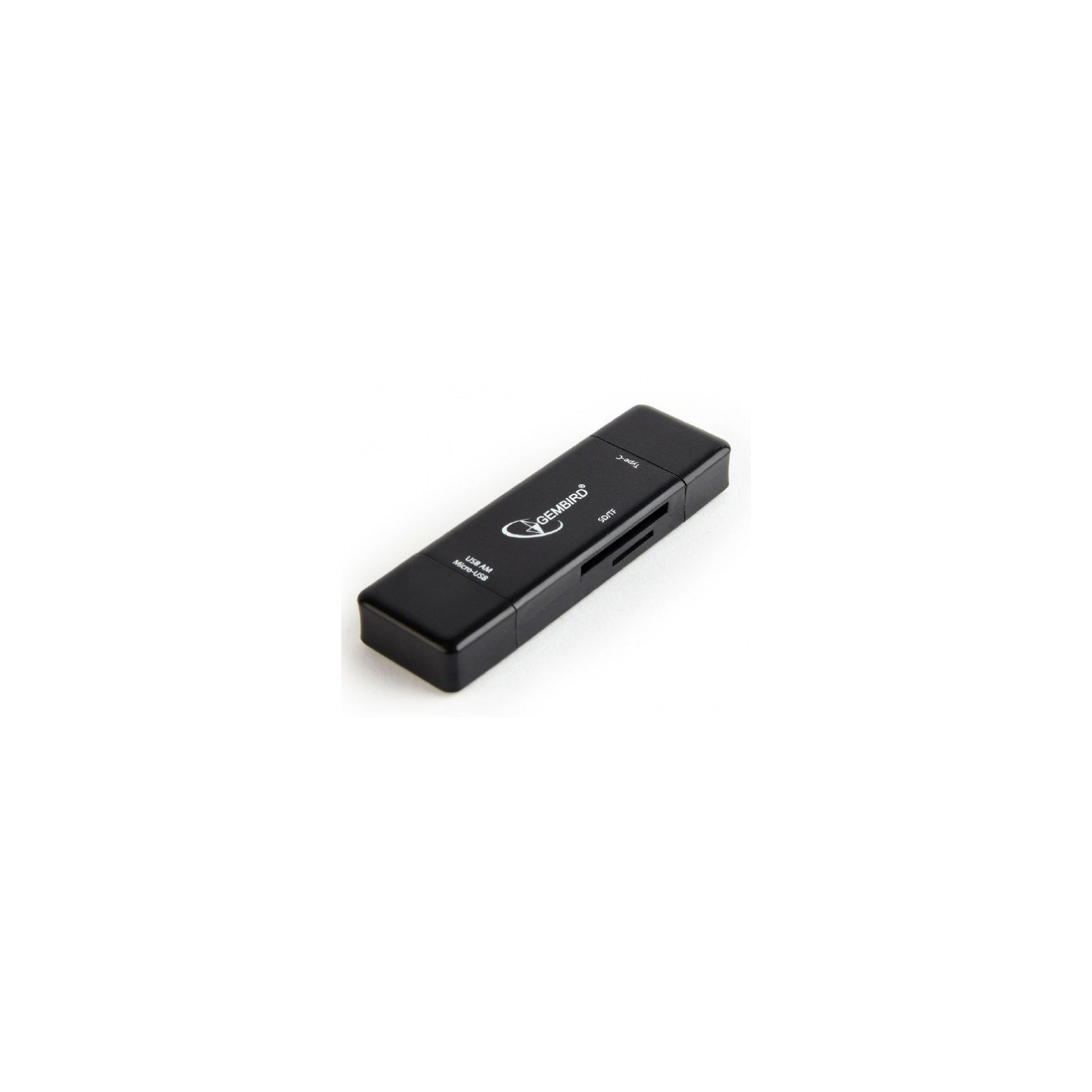 Зчитувач флеш-карт Gembird USB/micro USB SD/TF (UHB-CR3IN1-01) зображення 4