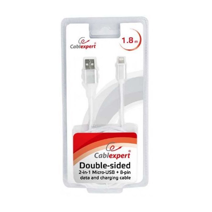 Дата кабель USB 2.0 AM to Micro 5P 1.8m Cablexpert (CCB-USB2AM-mU8P-6) изображение 4