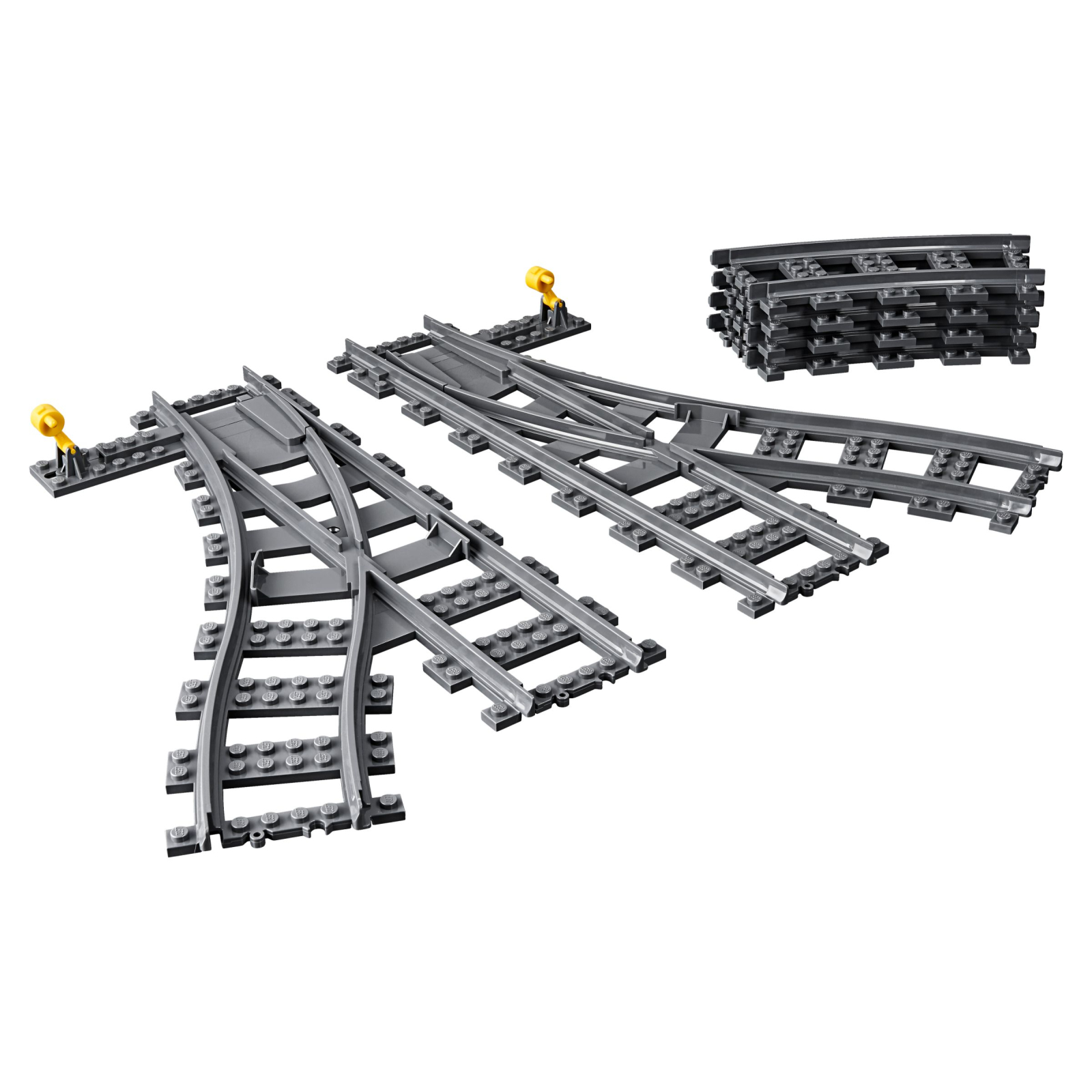Конструктор LEGO City Железнодорожные стрелки 8 деталей (60238) изображение 2