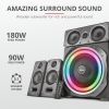 Акустическая система Trust GXT 698 Torro RGB-Illuminated Black (23059) изображение 9