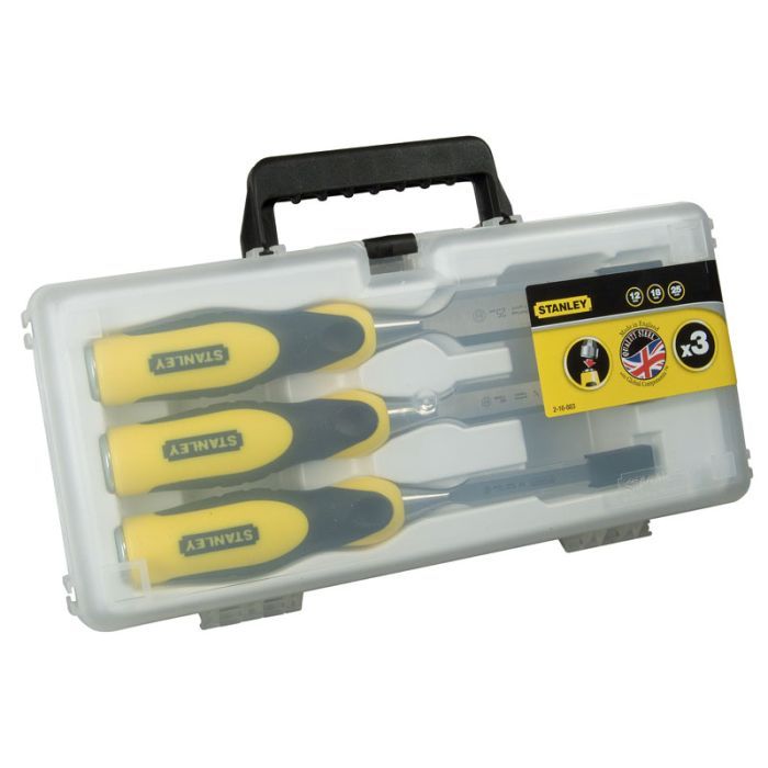 Набор инструментов Stanley стамесок 3ш. усиленных (2-16-883) изображение 3