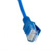Патч-корд 0.25м, UTP, cat.5e, CCA, blue Extradigital (KBP1764) изображение 2