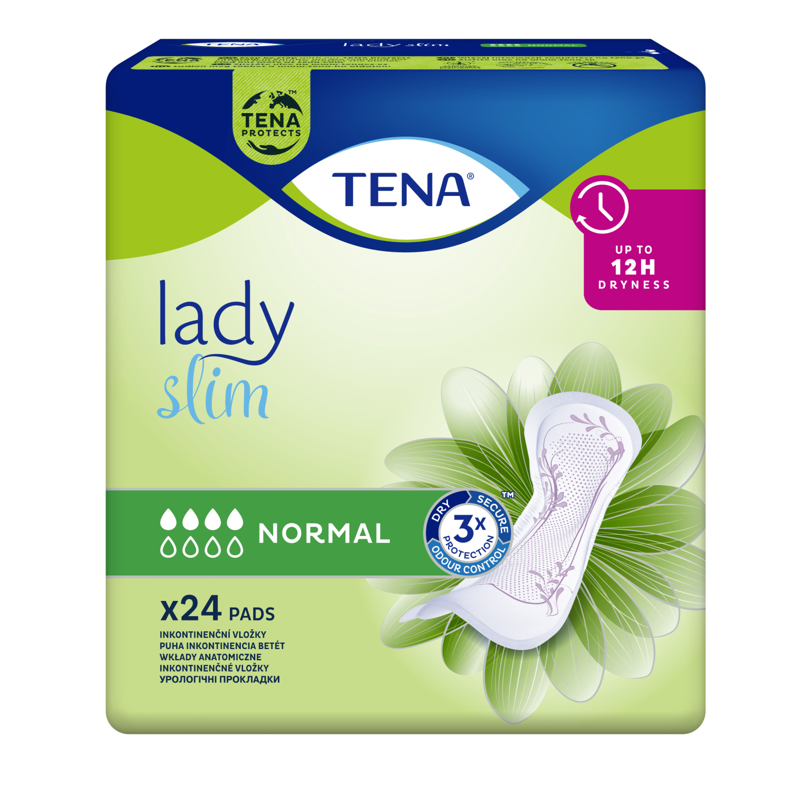 Урологические прокладки Tena Lady Slim Normal 24 шт. (7322540852141) изображение 2