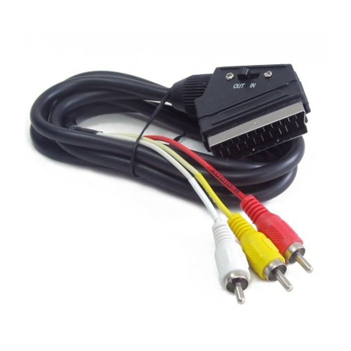 Кабель мультимедийный RCA - SCART, 1.8 m Cablexpert (CCV-519-001)
