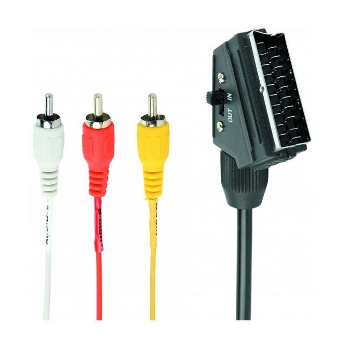 Кабель мультимедийный RCA - SCART, 1.8 m Cablexpert (CCV-519-001) изображение 2