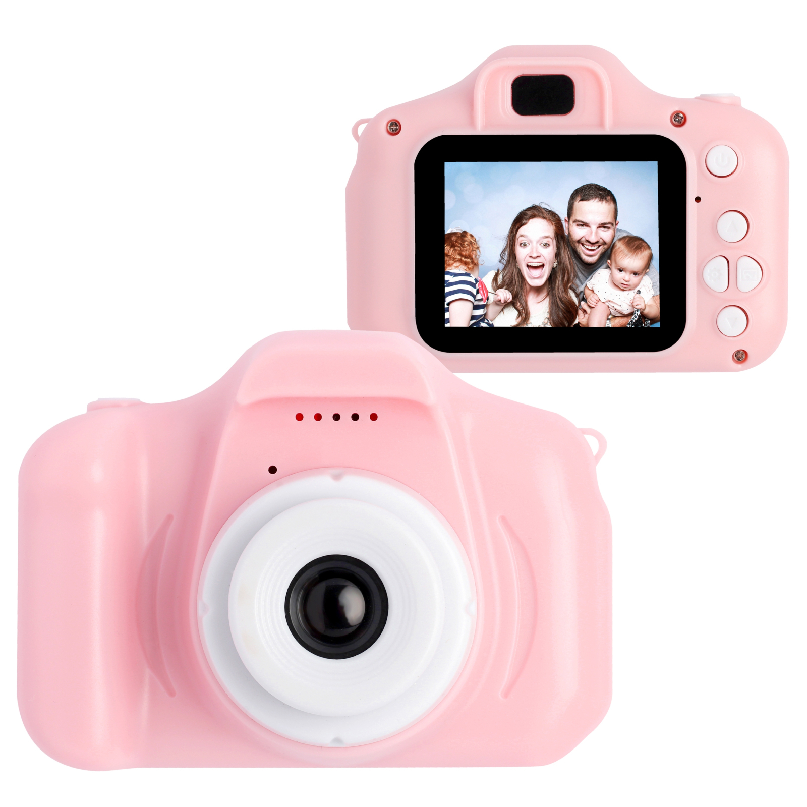 Інтерактивна іграшка XoKo Цифровий дитячий фотоапарат рожевий (KVR-001-PN) зображення 6