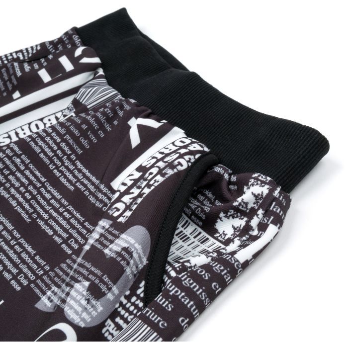 Шорти дитячі Monili з написами (9107-128G-black) зображення 3