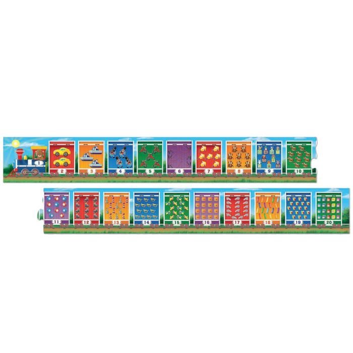 Пазл Melissa&Doug Мега "Номера вагонов", 20 элементов (MD31000)