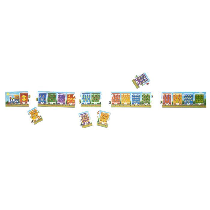 Пазл Melissa&Doug Мега "Номера вагонов", 20 элементов (MD31000) изображение 2