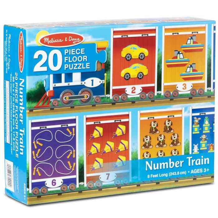 Пазл Melissa&Doug Мега "Номера вагонов", 20 элементов (MD31000) изображение 4