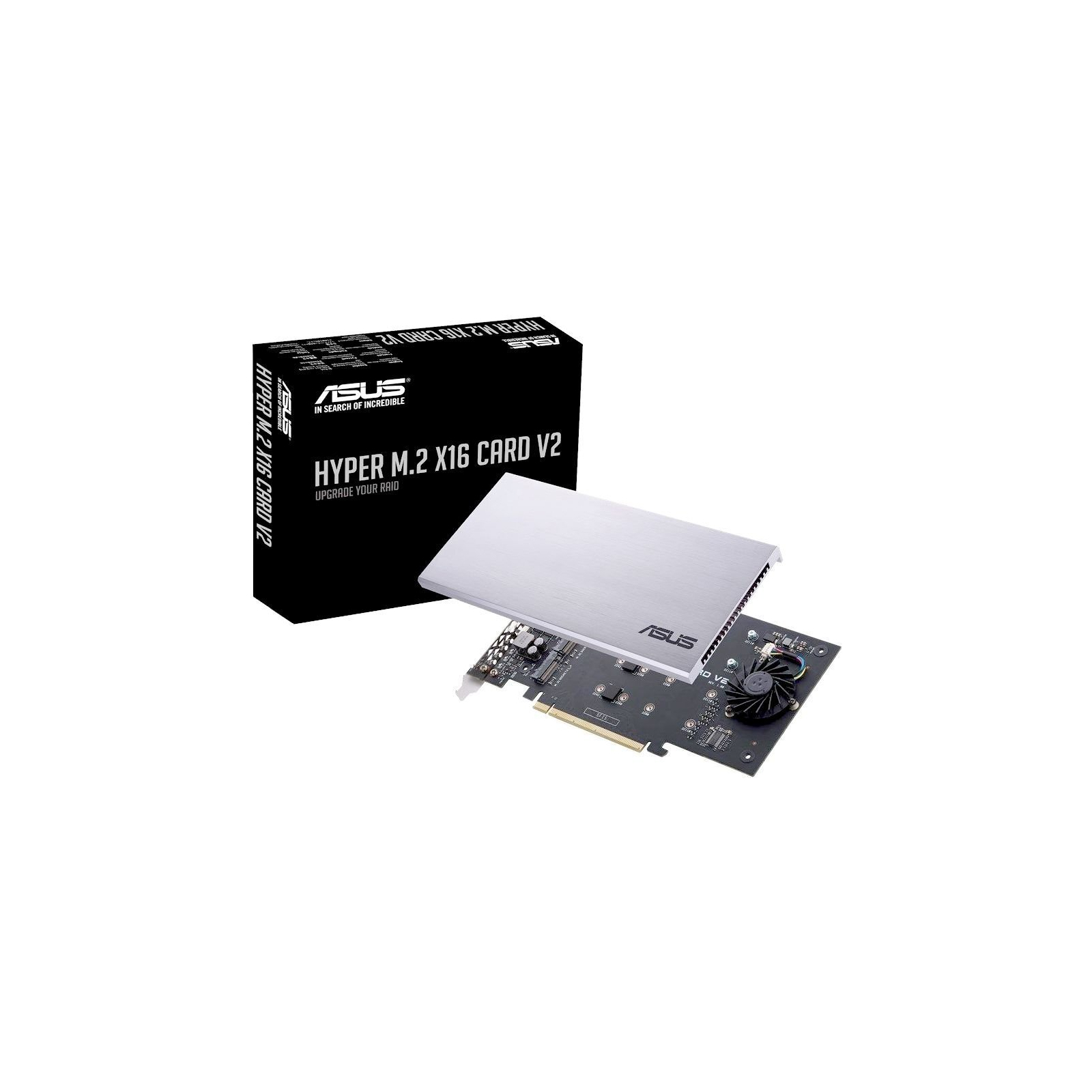 Контроллер PCIe Hyper M.2 X16 PCIe 3.0 X4 Expansion Card V2 ASUS (90MC06P0-M0EAY0)