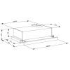 Витяжка кухонна Eleyus LOTUS 470 60 INOX зображення 12