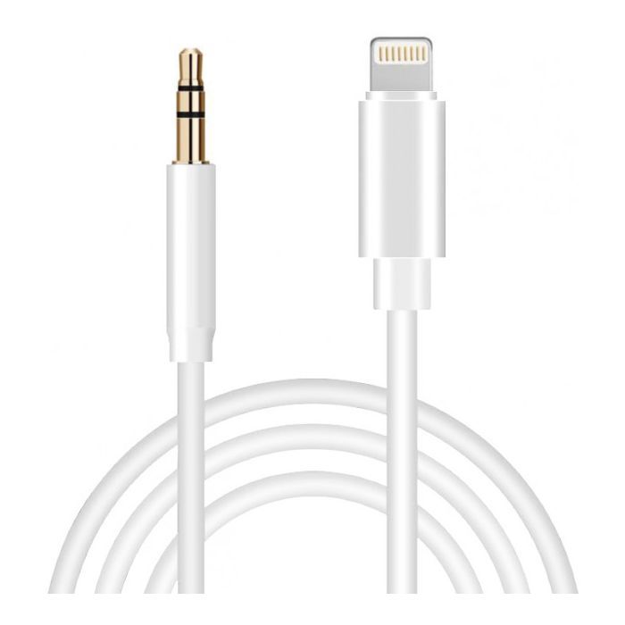 Переходник Lightning to Jack 3.5 мм white 1.0m XoKo (AUX-001-WH)