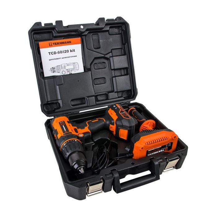 Шуруповерт Tekhmann TCD-60/i20 kit (848394) изображение 5