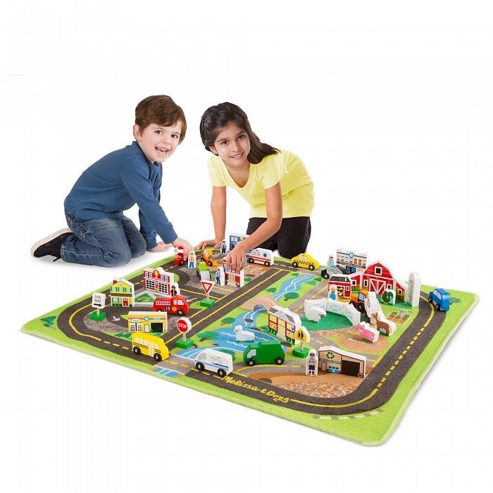 Дитячий килимок Melissa&Doug Дорожній килимок / дерев'яні іграшки (MD5195) зображення 2