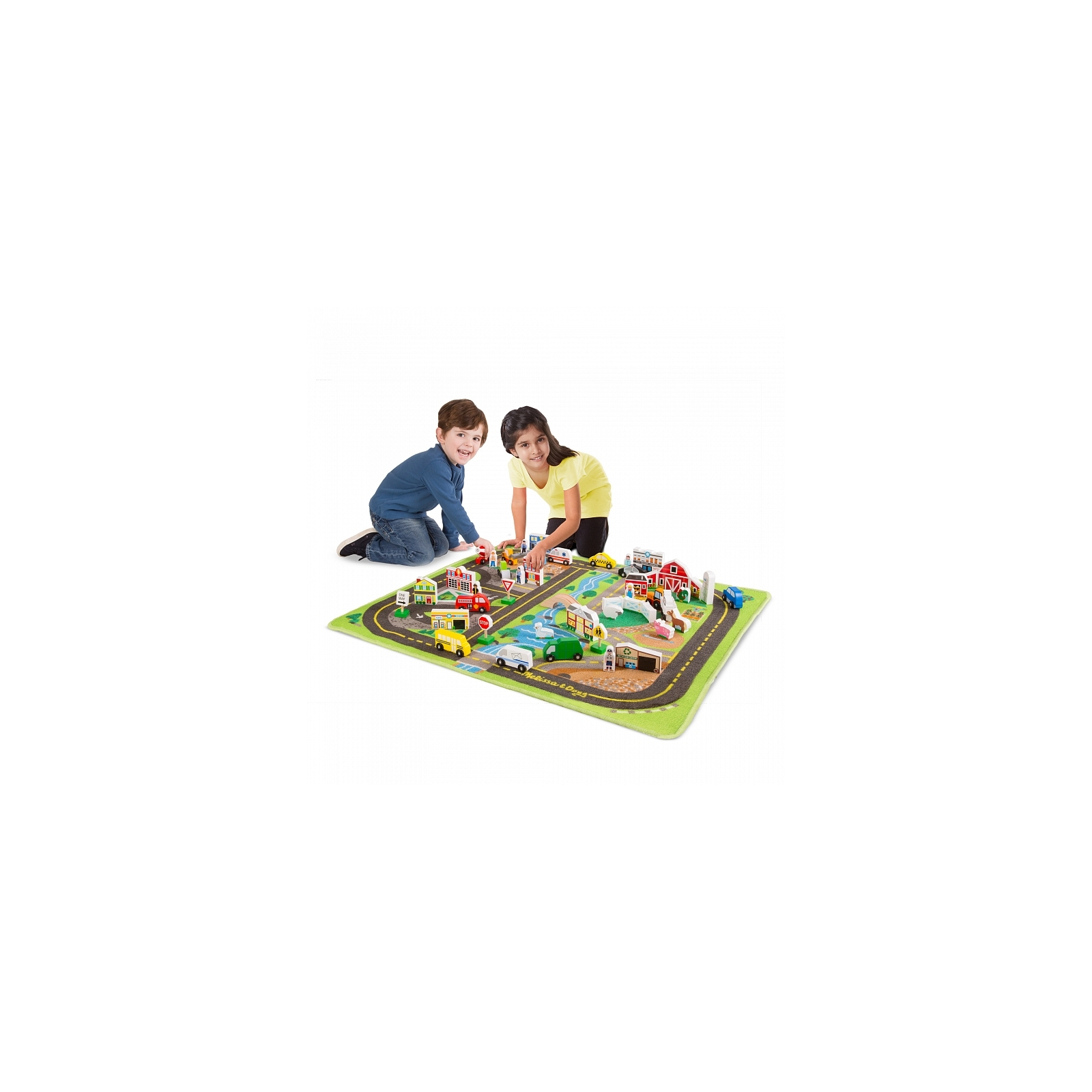 Детский коврик Melissa&Doug Мега-набор Коврик с игрушками (MD5195) изображение 2