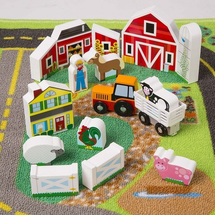 Дитячий килимок Melissa&Doug Дорожній килимок / дерев'яні іграшки (MD5195) зображення 4