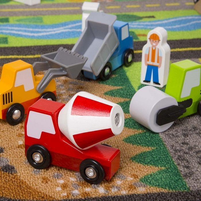 Дитячий килимок Melissa&Doug Дорожній килимок / дерев'яні іграшки (MD5195) зображення 5