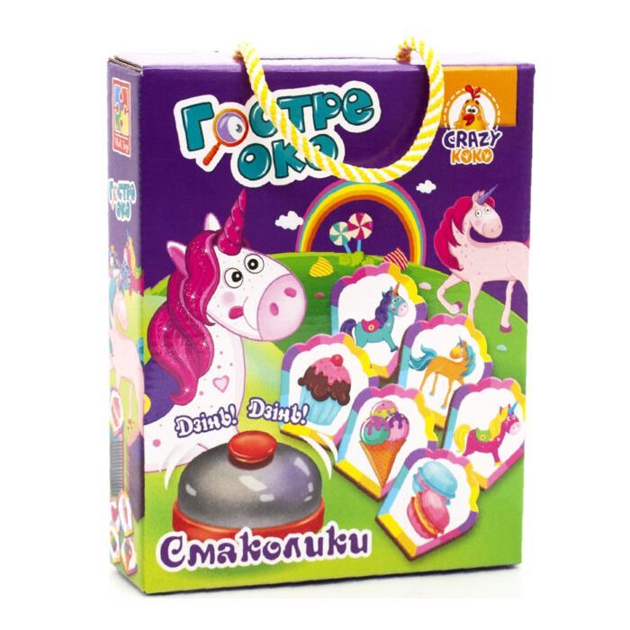 Настольная игра Vladi Toys Зоркий глаз Вкусняшки (укр) (VT8010-15)