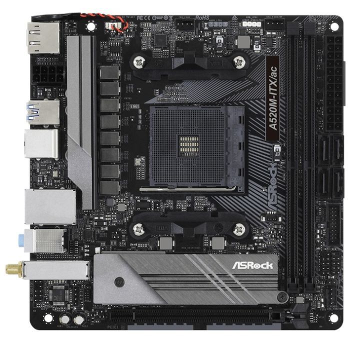 Материнская плата ASRock A520M-ITX/AC изображение 2