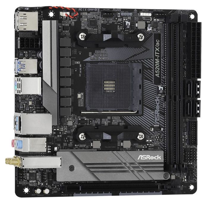 Материнская плата ASRock A520M-ITX/AC изображение 4