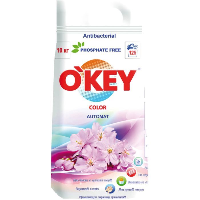 Стиральный порошок O'KEY Цветочный букет 3 кг (4820049381887)