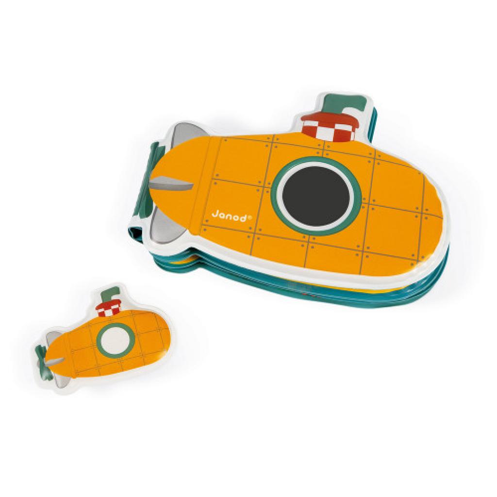 Игрушка для ванной Janod Книга для купания Субмарина (J04716) изображение 4