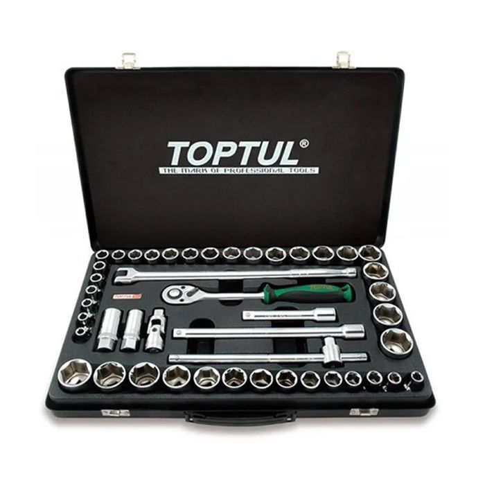 Набор инструментов Toptul 1/2" дюйм+метр. 46 ед. (GCAD4601)